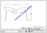 TM179001 17*9 Inch Forged Monoblock Wheels Blanks Drawing