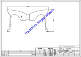 TM178501 17*8.5 Inch Forged Monoblock Wheels Blanks Drawing