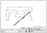 TM187501 18*7.5 Inch Forged Monoblock Wheels Blanks Drawing