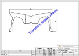 TM187001 18*7 Inch Forged Monoblock Wheels Blanks Drawing
