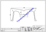 TM188508 18*8.5 Inch Forged Monoblock Wheels Blanks Drawing