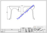 TM188507 18*8.5 Inch Forged Monoblock Wheels Blanks Drawing