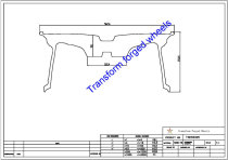 TM198005 19*8 Inch Forged Monoblock Wheels Blanks Drawing TM198005 19*8 Inch Forged Monoblock Wheels Blanks Drawing
