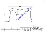 TM189004 18*9 Inch Forged Monoblock Wheels Blanks Drawing