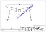 TM189503 18*9.5 Inch Forged Monoblock Wheels Blanks Drawing