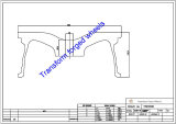 TM208001 20*8 Inch Forged Monoblock Wheels Blanks Drawing