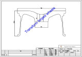 TM2010501 20*10.5 Inch Forged Monoblock Wheels Blanks Drawing