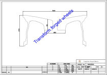 TM208503 20*8.5 Inch Forged Monoblock Wheels Blanks Drawing TM208503 20*8.5 Inch Forged Monoblock Wheels Blanks Drawing