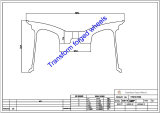 TM2010506 20*10.5 Inch Forged Monoblock Wheels Blanks Drawing