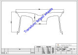 TM208507 20*8.5 Inch Forged Monoblock Wheels Blanks Drawing