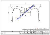 TM2010505 20*10.5 Inch Forged Monoblock Wheels Blanks Drawing TM2010505 20*10.5 Inch Forged Monoblock Wheels Blanks Drawing
