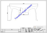 TM201002 20*10 Inch Forged Monoblock Wheels Blanks Drawing