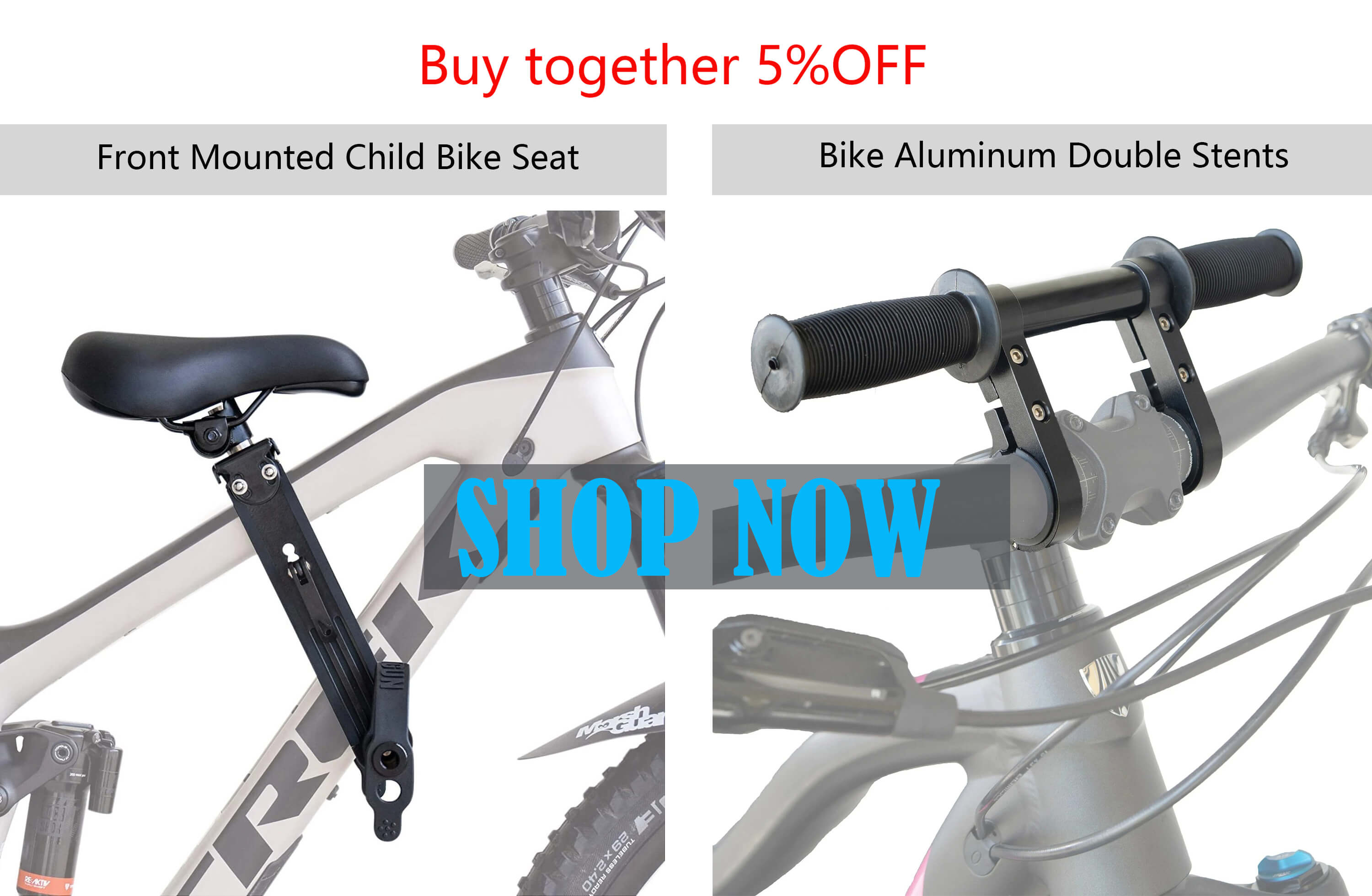 childrens bike seat front mount