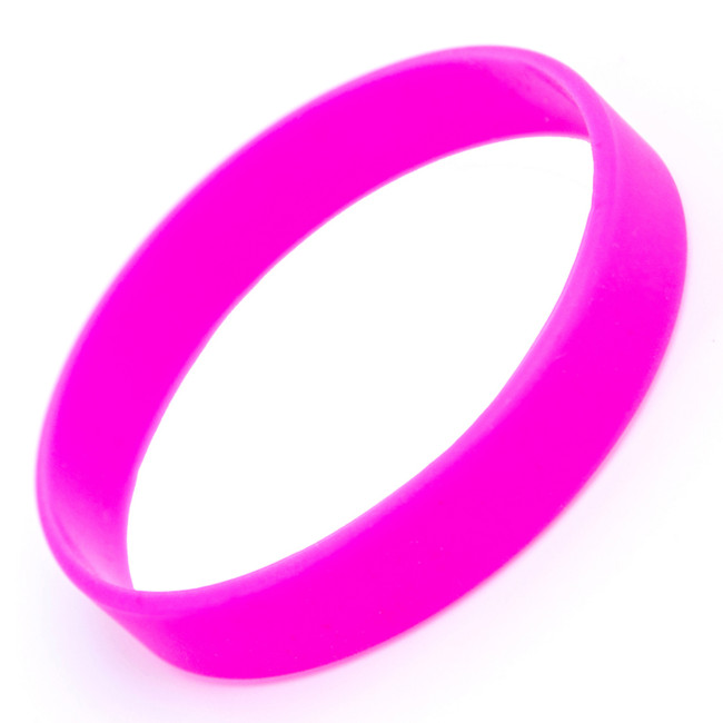 Custom Silicone Wristbands  “Debossed Color Filled”   Width: 12mm (1/2 Inch)