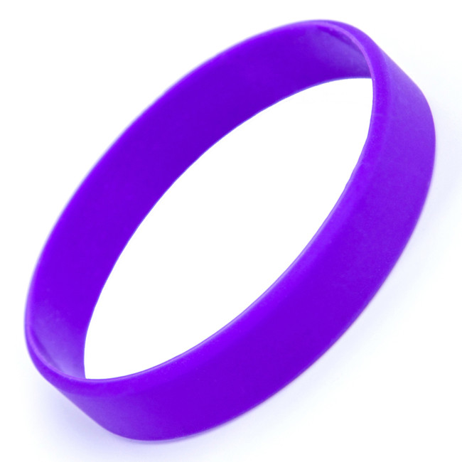 Custom Silicone Wristbands “Embossed non color” Width: 12mm (1/2 Inch)