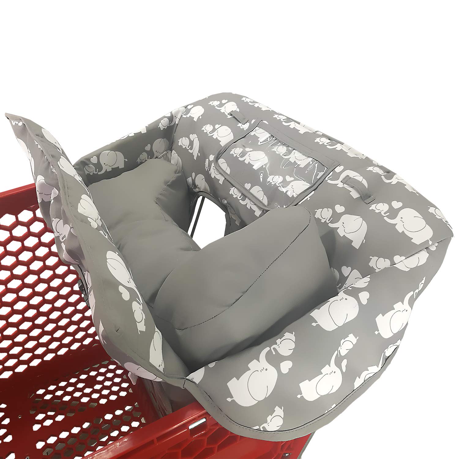 shopping cart cover with pillow