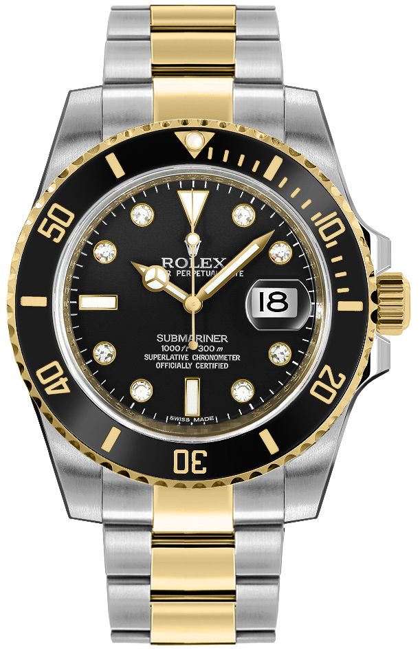 rolex submariner black diamond