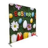 13.5ft Straight Back Wall Display with Custom Fabric Graphic (Graphic size 4100*2300mm）