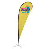 Outdoor Printed Promotional Business Advertising teardrop Flag