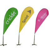 Outdoor Printed Promotional Business Advertising teardrop Flag