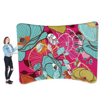17ft Curved Back Wall Display with Custom Fabric Graphic (Graphic 5470*2300mm）