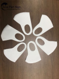 Wholesale White  Sublimation Blank Face Mask  Breathable Anti-Dust Face Mask （50pcs / parcel）