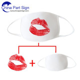 White  Sublimation Blank Face Mask  for Children