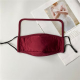 New Style Cotton Face Mask with Transparent Shield Protective integrated mask(Not Include Fiter)