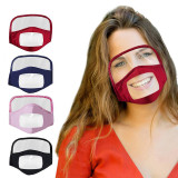 New Style Cotton Face Mask with Transparent Shield Protective Deaf-mute population mask