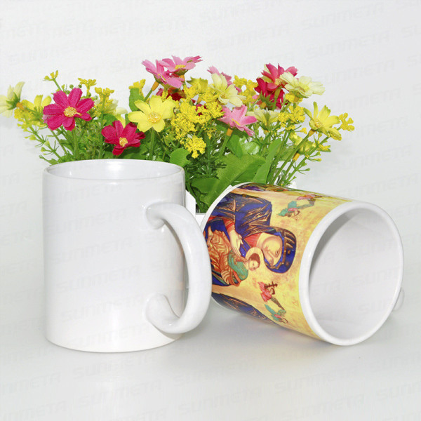 11OZ  A Grade coating Sublimation white mug （36pcs/carton）