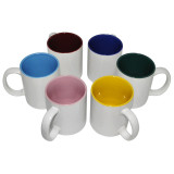 11 oz Inner Color Mug Sublimation Coating liquid Mugs Wholesale