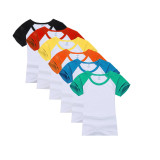Factory Wholesale Colorful Sublimation Blank T-shirt (10pcs / parcel)