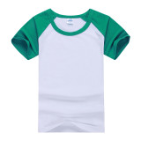 Factory Wholesale Colorful Sublimation Blank T-shirt (10pcs / parcel)