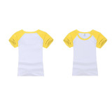 Factory Wholesale Colorful Sublimation Blank T-shirt (10pcs / parcel)