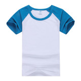 Factory Wholesale Colorful Sublimation Blank T-shirt (10pcs / parcel)