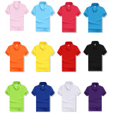 Colorful Polyester Polo Shirt for students worker clothes (10pcs / parcel)