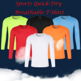 Quick Drying Breathable Long Sleeve Sports T-Shirt Marathon T-Shirt (10pcs / parcel)