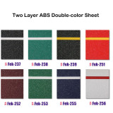 Two Layer ABS Double-color Sheet for Laser Engraving and Cutting