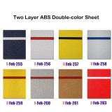Two Layer ABS Double-color Sheet for Laser Engraving and Cutting