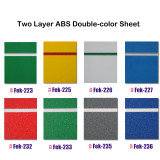 Two Layer ABS Double-color Sheet for Laser Engraving and Cutting