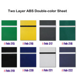 Two Layer ABS Double-color Sheet for Laser Engraving and Cutting