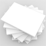 1220 * 2440 * 1mm White PVC Form Board for Advertising