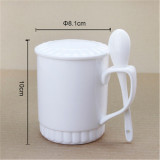 Blank Ceramic Mug with Cover and Spoon for Sublimation (48PCS/ CTN)
