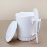Blank Ceramic Mug with Cover and Spoon for Sublimation (48PCS/ CTN)