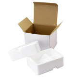 11oz White Corrugated Mug Packing Box  with Foam