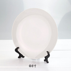 8 Inches Coated Blank Moon Plate For Sublimation （36PCS/CTN）