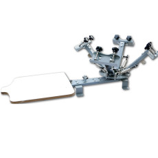 Four Color One Station Desktop Screen Printing Machine SPE-41M