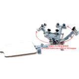 Four Color One Station Desktop Screen Printing Machine SPE-41M