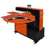 23 * 31Inches (60*80cm) New Type Pneumatic Rotary 4 Stations Heat Press Sublimation Machine