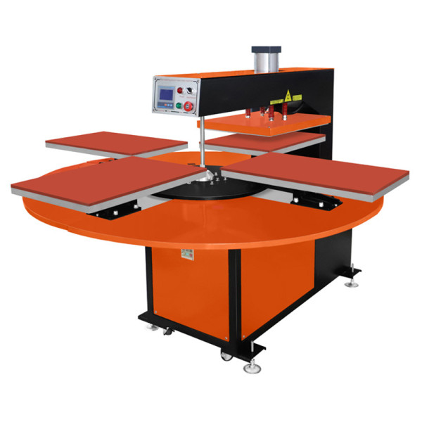 16 * 24 Inches (40*60cm) New Type Pneumatic Rotary 4 Stations Heat Press Sublimation Machine